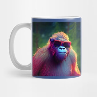 Dope Sasquatch in Nature Mug